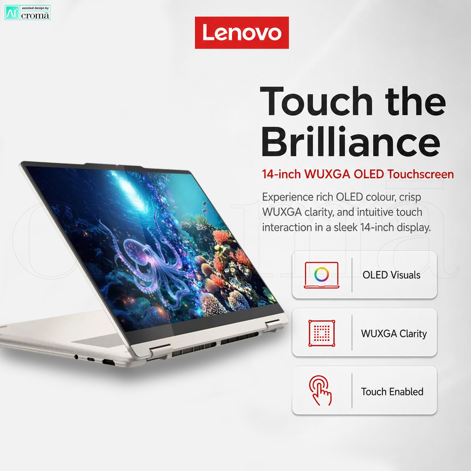 Buy Lenovo Yoga 7 AMD Ryzen AI 7 Touchscreen 2-in-1 Laptop (16GB